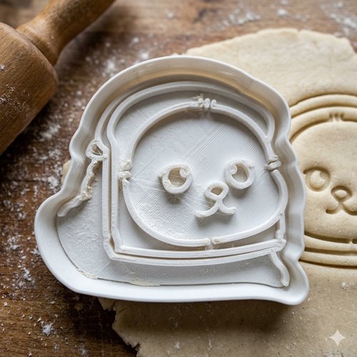 Emporte-piece chat astronaute 8 cm - moule a biscuits artisanal
