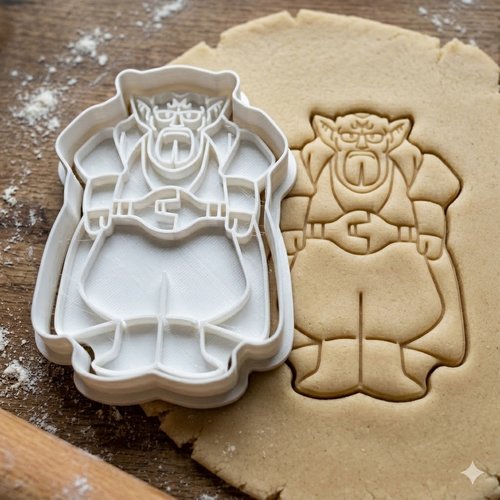 Emporte-piece patisserie manga dabura - moule biscuit artisanal 8 cm