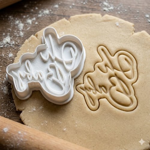 Emporte-piece oh baby 8 cm - moule a biscuits baby shower