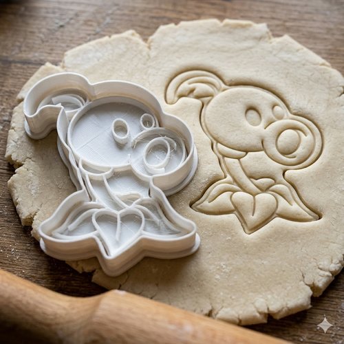 Emporte-pièce peashooter plante vs zombie 8cm - moule biscuit noir