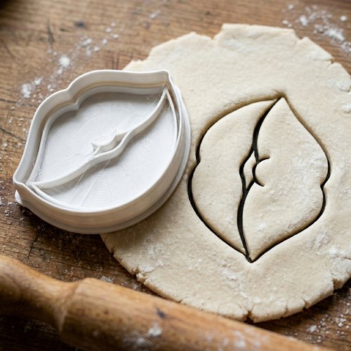 Emporte-piece levres 8 cm - moule biscuit artisanal