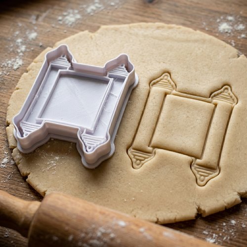 Emporte-piece parchemin 8cm - moule a biscuit artisanal