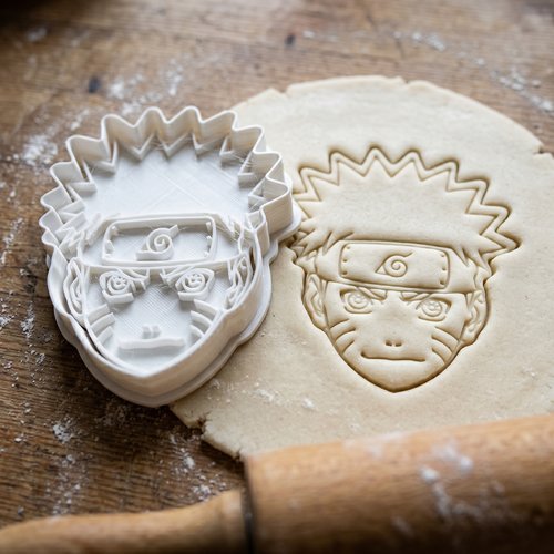 Emporte-piece naruto 8 cm pour biscuits et pate a sucre