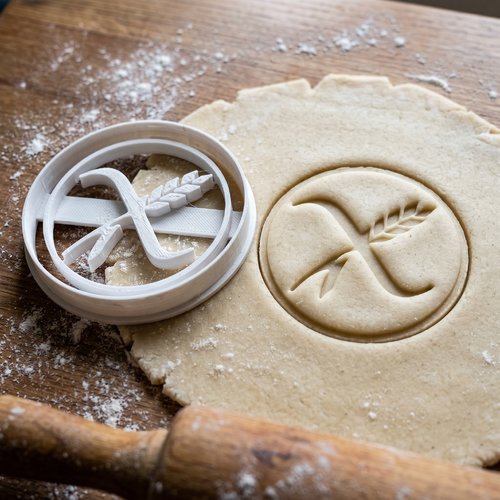 Emporte-pièce sans gluten 8 cm moule à biscuits