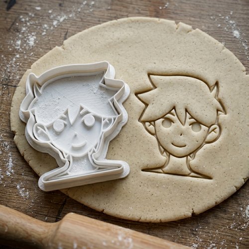 Emporte-pièce manga garçon 8cm moule biscuit artisanal