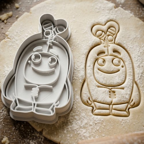 Emporte-pièce personnage rigolo - moule à biscuit artisanal