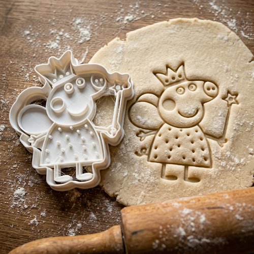 Emporte-pièce peppa pig fée - moule biscuit artisanal 8cm