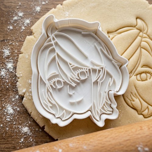 Emporte-piece manga fille 8cm - moule biscuit artisanal