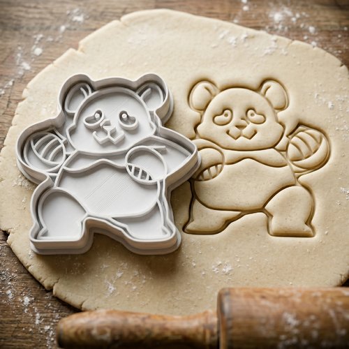 Emporte-piece panda 8 cm - moule biscuit