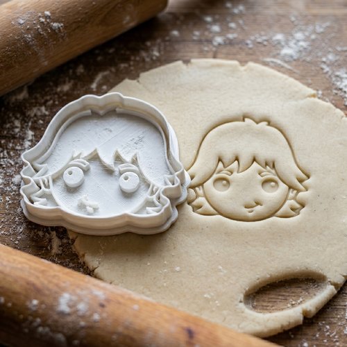 Emporte-piece visage enfant 8 cm pour patisserie