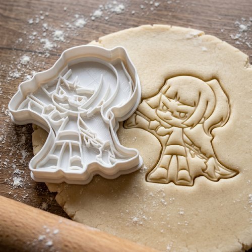 Emporte-pièce personnage manga 8cm moule biscuit