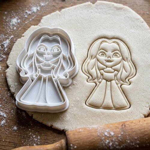 Emporte-pièce personnage poupée 8 cm