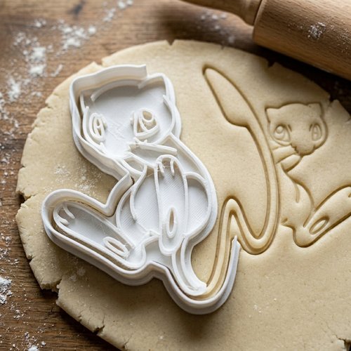 Emporte-piece mew pokemon - moule a biscuits 8cm