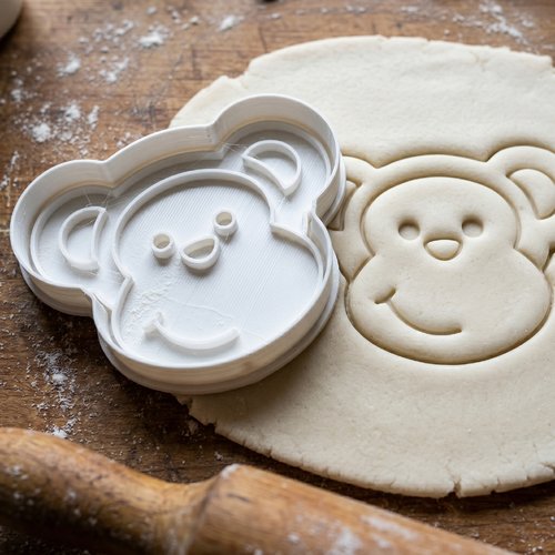 Emporte-pièce singe 8 cm - moule biscuits artisanal