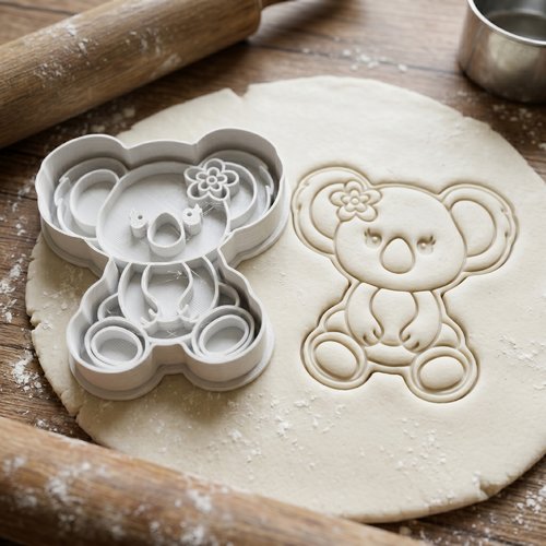 Emporte-pièce koala 8 cm - moule biscuit artisanal