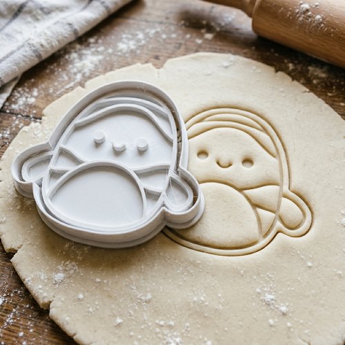 Emporte-pièce pingouin 8 cm - moule à biscuit noir