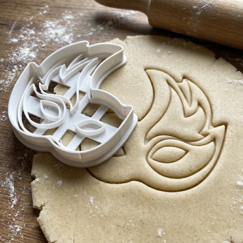 Emporte-pièce flamme artisanal 8 cm - moule pâtisserie