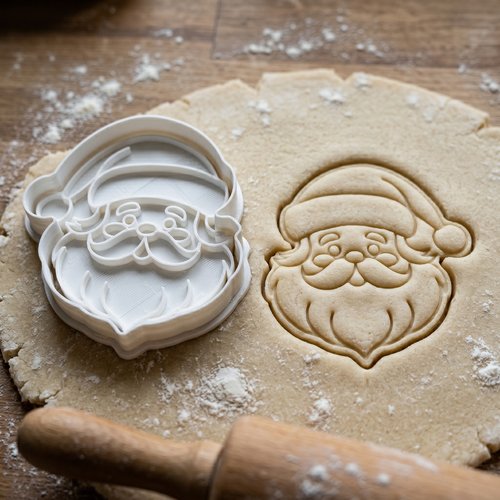 Emporte-pièce père noël 8 cm moule biscuits artisanal
