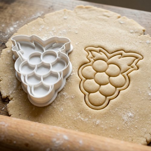 Emporte-piece grappe de raisin 8 cm - moule biscuit artisanal