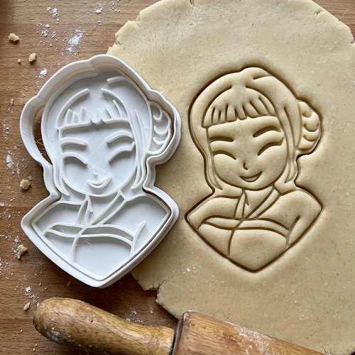 Emporte-piece kokeshi poupee asiatique 8 cm