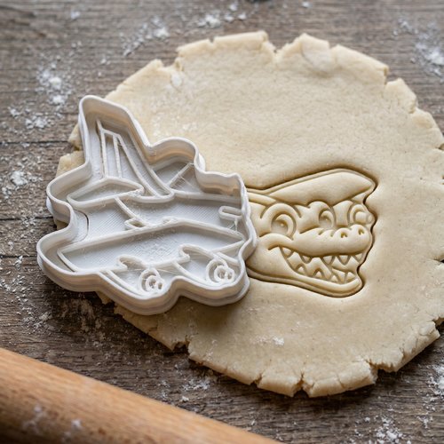 Emporte-pièce avion 8 cm - moule à biscuits artisanal