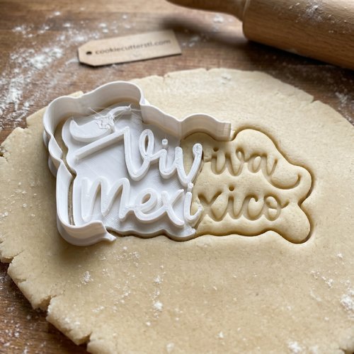 Emporte-piece viva mexico 8 cm - moule biscuit