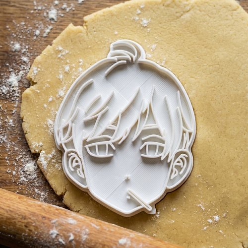 Emporte-pièce visage manga - moule biscuit 8 cm