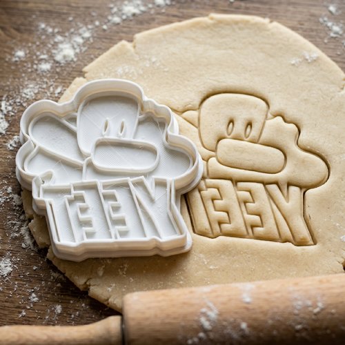 Emporte-piece yeet meme pour biscuits et patisserie 8 cm