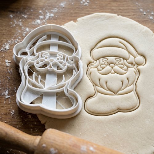 Emporte-pièce père noël 8cm - moule biscuit artisanal