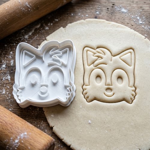 Emporte-pièce renard 8 cm noir - moule à biscuit