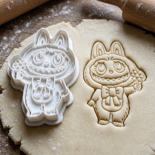 Emporte-pièce lapin monstre 8cm - moule biscuit artisanal