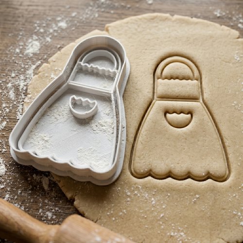 Emporte-piece tablier 8 cm - moule a biscuits