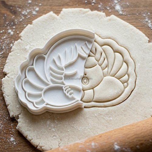 Emporte-pièce ange endormi pour biscuits et pâtisserie 8cm