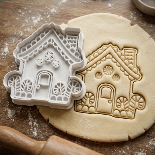 Emporte-pièce maison pain d'épices