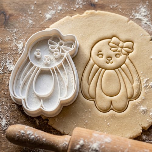 Emporte-piece lapin mignon moule patisserie 8 cm