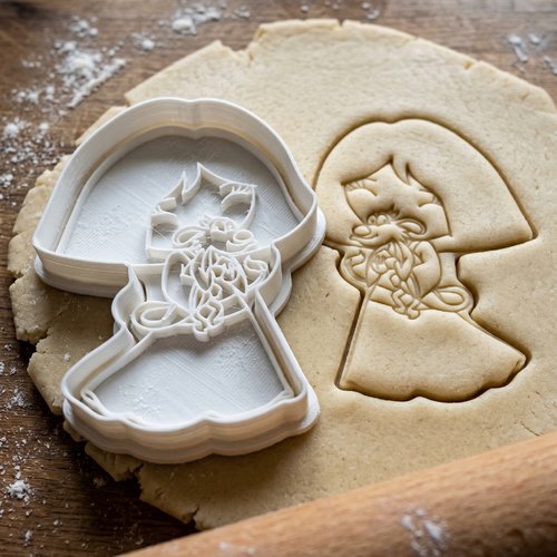 Emporte-pièce artisanal pour biscuits et pâte sablée - 8 cm