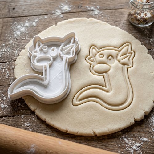 Emporte-pièce axolotl 8 cm moule biscuit artisanal