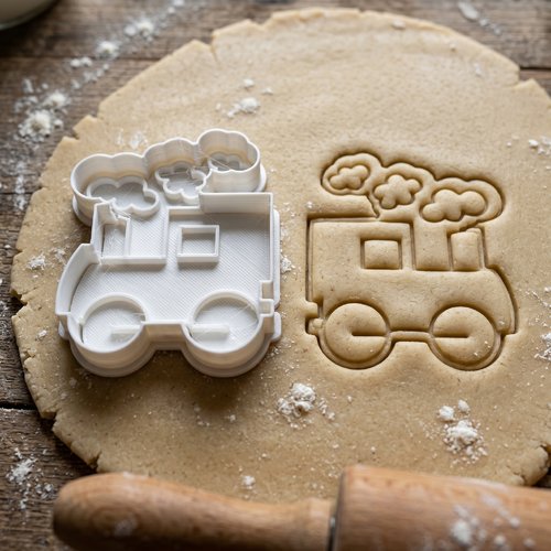 Emporte-pièce train locomotive 8cm moule biscuit artisanal