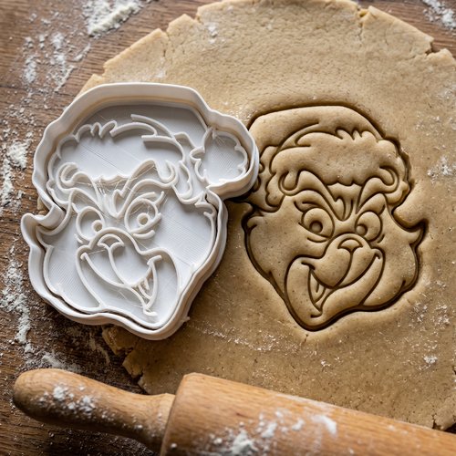 Emporte-pièce grinch noël moule biscuit 8cm