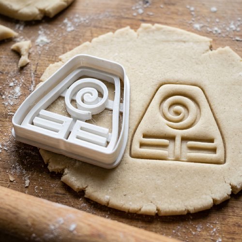 Emporte-pièce symbole terre avatar, moule à biscuit 8cm