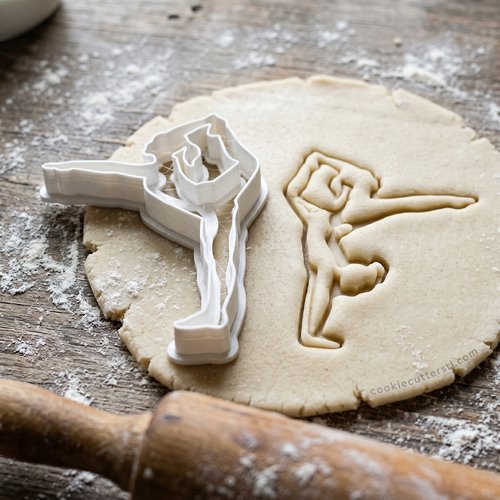 Emporte-pièce gymnaste 8 cm - moule biscuit danseuse