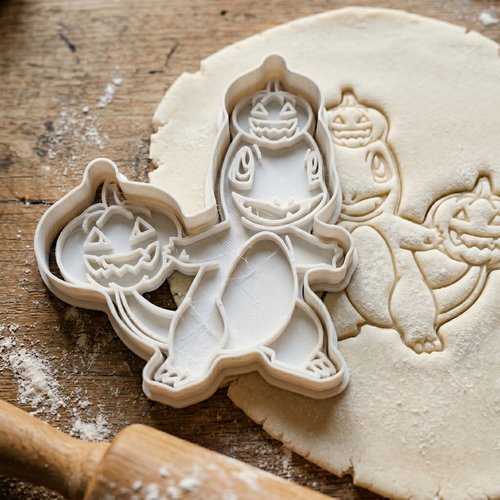 Emporte-piece dragon citrouille halloween 8 cm