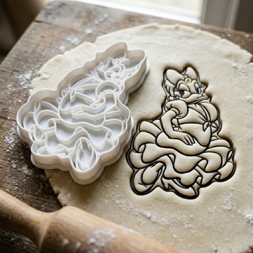 Emporte-pièce canard daisy 8 cm - moule pâtisserie