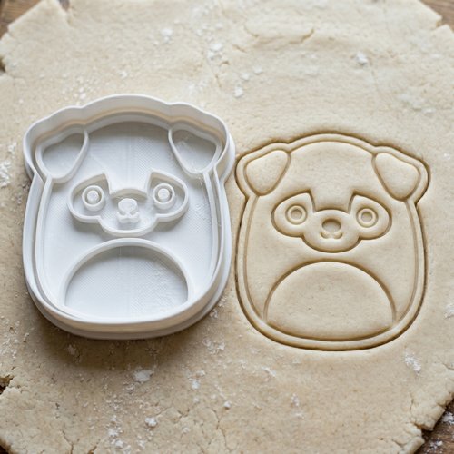 Emporte-piece carlin - moule a biscuit chien 8 cm