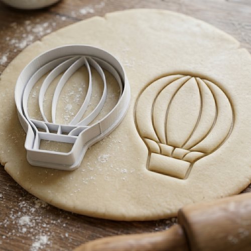 Emporte-pièce montgolfière biscuits 8cm