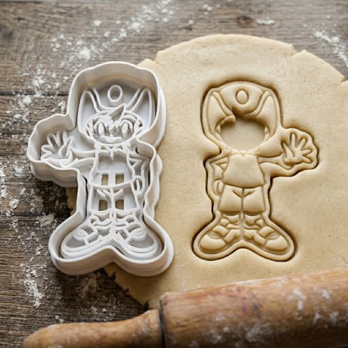 Emporte-piece personnage pour biscuits - plastique 8 cm