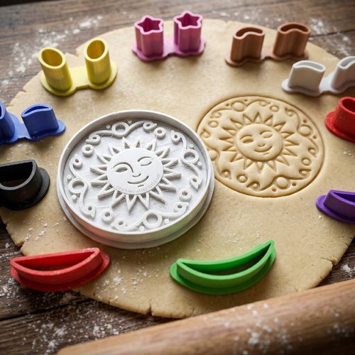 Emporte-piece soleil 8cm moule patisserie artisanal