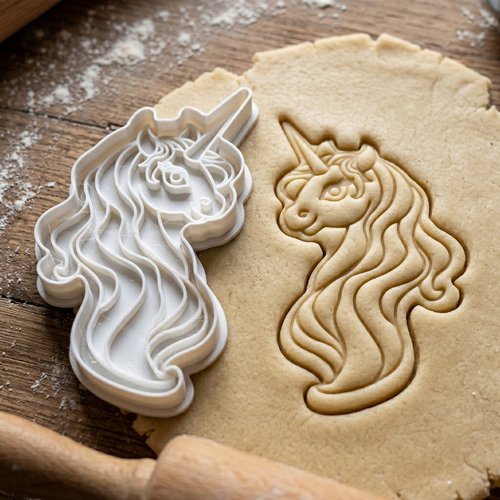 Emporte-pièce licorne 8cm - moule biscuit artisanal