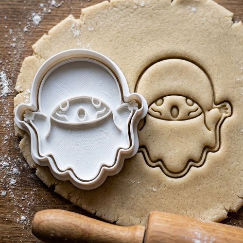 Emporte-pièce fantôme 8 cm moule biscuit halloween