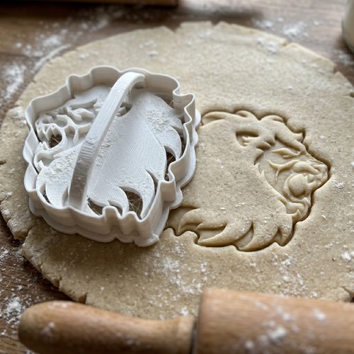 Emporte-piece lion 8cm - moule a biscuits artisanal
